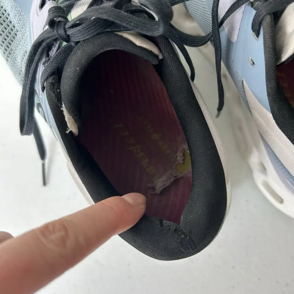 On Cloud Cloudstratus 3 Womens 8.5 Wash Nimbus Blue Athletic Running Shoes - Picture 7 of 10